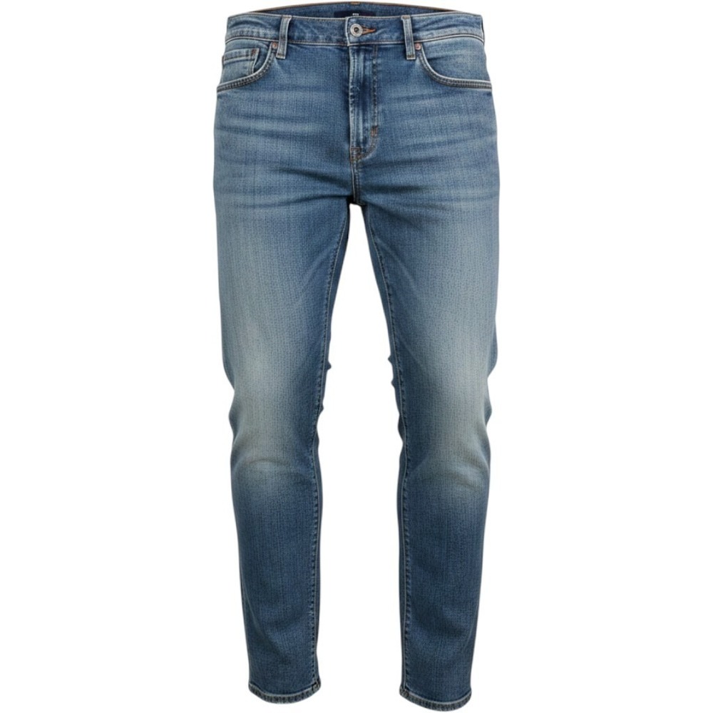 Tommy Hilfiger Mens Slim Fit Jeans Medium Wash Blue 36x32